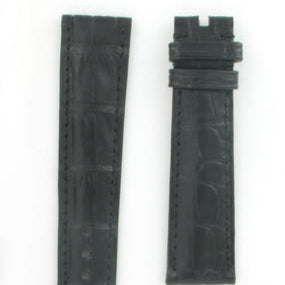 OMEGA Black Alligator Leather Strap SHORT 19mm Ref 97221073S, EAN  7612882042936 – Genuine OE