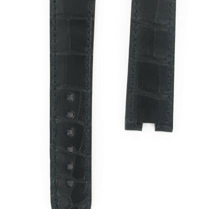 OMEGA Constellation 972.51.064 Alligator Slim Black Leather Strap 18mm Ref 97251064, 7612882044619 – Genuine OEM