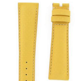 OMEGA Spec Dynamic 529.05.05.40 Coramide Yellow Padded Calf Strap 20mm  Ref 97670079, 7612882050320 – Genuine OEM