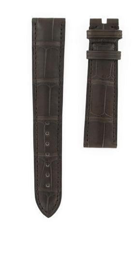 OMEGA De Ville Prestige 413.58.37.20.52.001 Alligator Brown Leather Strap LONG 19mm Ref 98000090L, 7612882568924 – Genuine OEM