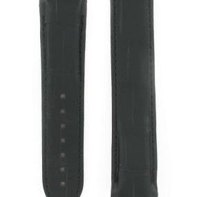 OMEGA Seamaster 232.18.46.51.01.001 Alligator Black 22mm Strap LONG Ref 98000368L, 7612882920708 - Genuine OEM