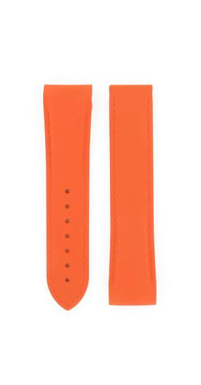 OMEGA Seamaster 232.32.46.21.01.001 Rubber Orange Matt 22mm Strap Ref 98000383, 7612882919955 - Genuine OEM