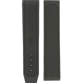 OMEGA Speedmaster 326.32.40.50.01.001 Racing Black Rubber Strap LONG 19mm Integrated DPL Ref 98000416, 7612882978532 – Genuine OEM