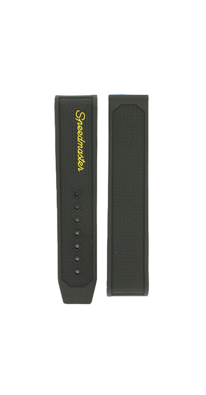 OMEGA Speedmaster Racing  326.32.40.50.04.001 Black Rubber Strap 19mm Deployment Ref 98000417, 7612882978549 - Genuine OEM