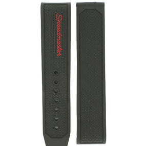 OMEGA Speedmaster 326.32.40.50.11.001 Rubber Strap Black 19mm Ref 98000418S, 7612882991807 – Genuine OEM