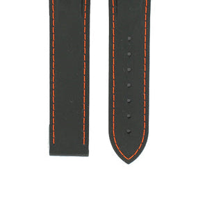 OMEGA Seamaster Planet Ocean 232.32.44.22.01.002 Strap Rubber Black/Orange 21mm Ref 98000436, 7613304004846 – Genuine OEM.