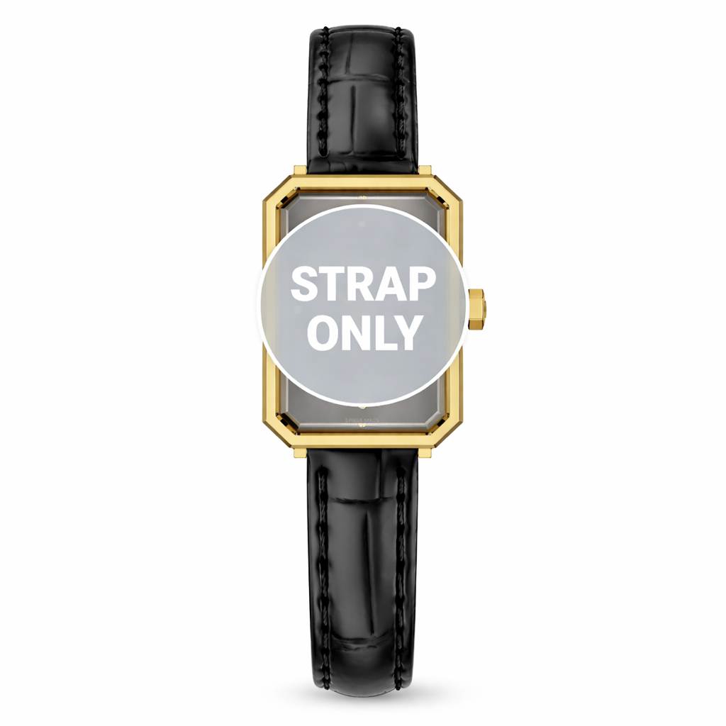 Tissot SRV T600051143 Black Leather Strap - 12mm Genuine OEM