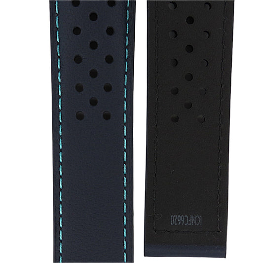 TAG Heuer Carrera FC6620 CBN201N Blue Calfskin Strap 22mm - Genuine OEM