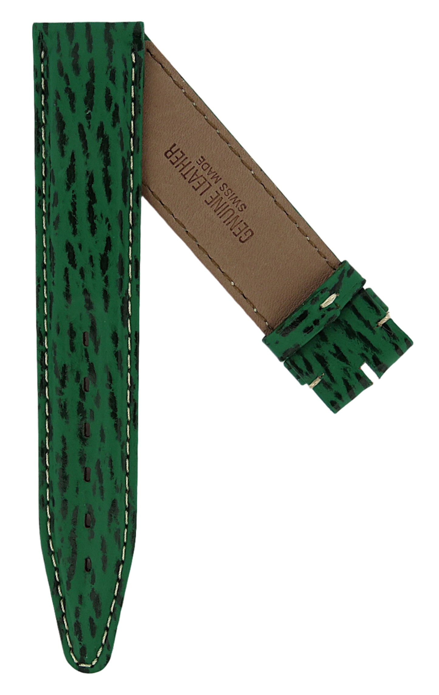 TAG Heuer 4000 FC8025 WF1110 Green Sharkskin Strap 19mm - Genuine OEM