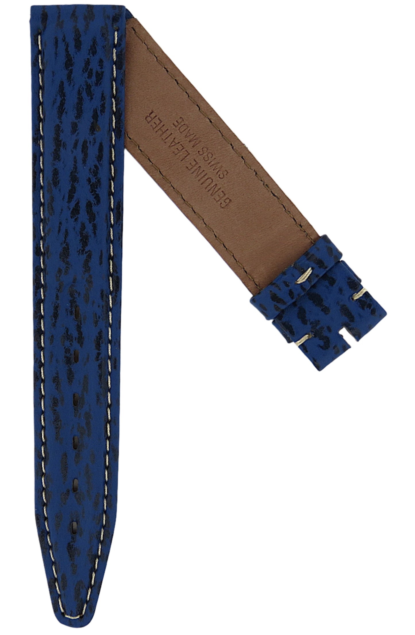 TAG Heuer 4000 FC8032 WF1210 Blue Sharkskin Strap 17mm - Genuine OEM