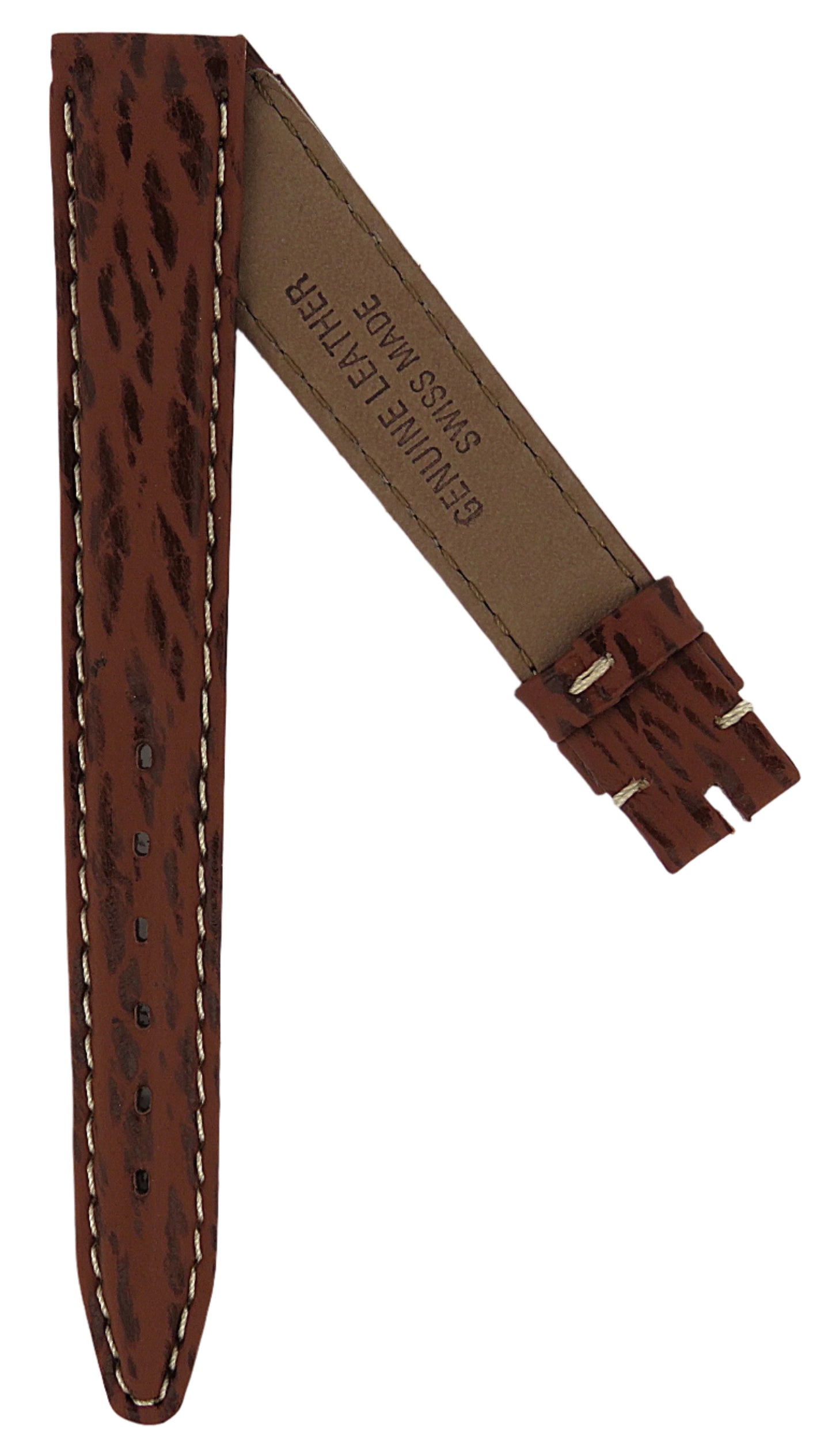 TAG Heuer 4000 FC8038 WF1410 Brown Sharkskin Strap 14mm - Genuine OEM