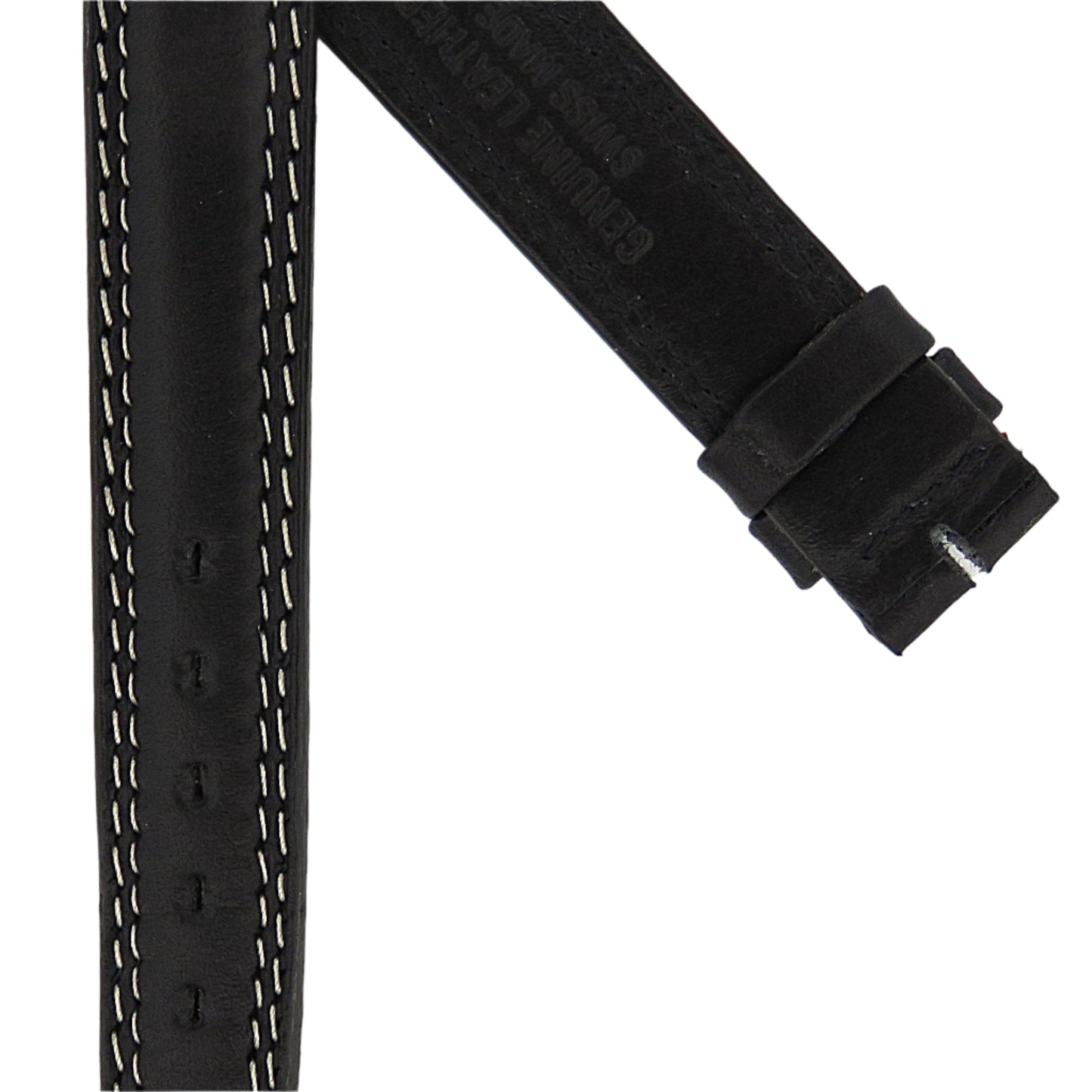 TAG Heuer 1500 FC8049 WD1410-G Black Calfskin Strap 15mm - Genuine OEM