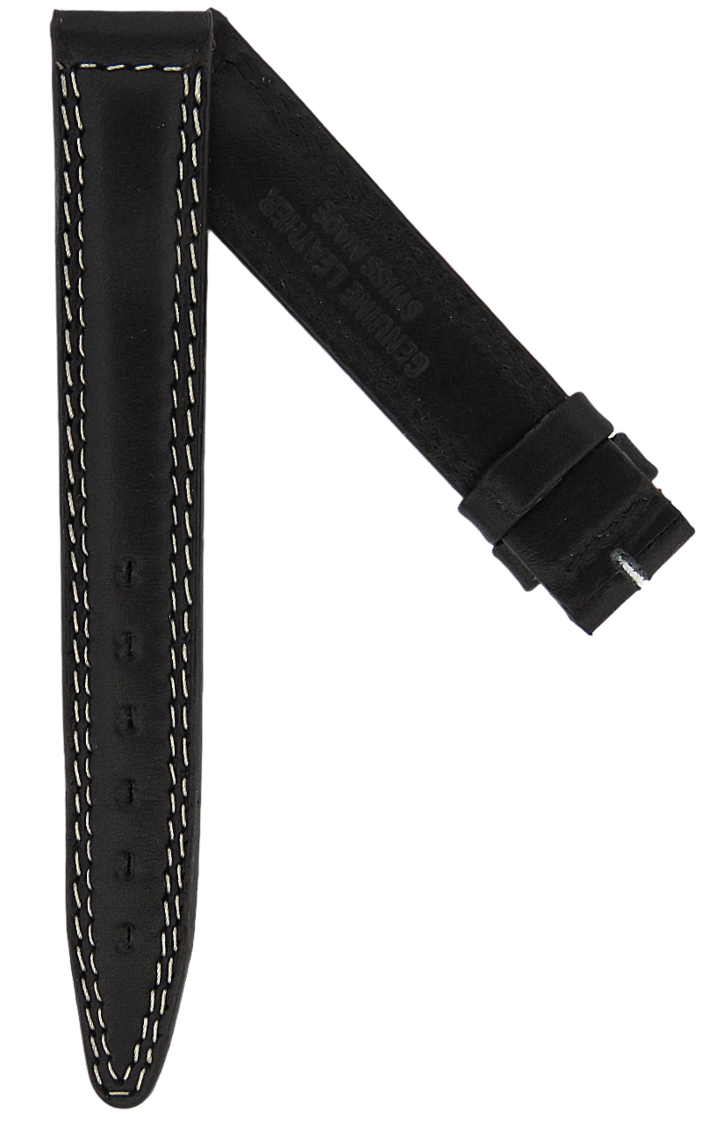 TAG Heuer 1500 FC8049 WD1410-G Black Calfskin Strap 15mm - Genuine OEM