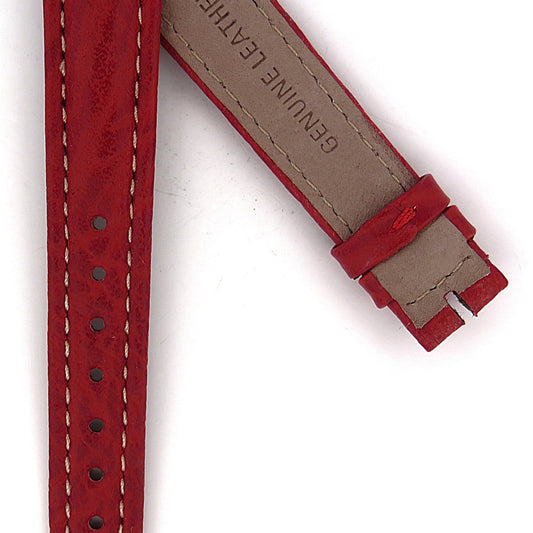 TAG Heuer S/EL FC8111 WG1312-0 Red Calfskin Strap 7.5mm - Genuine OEM