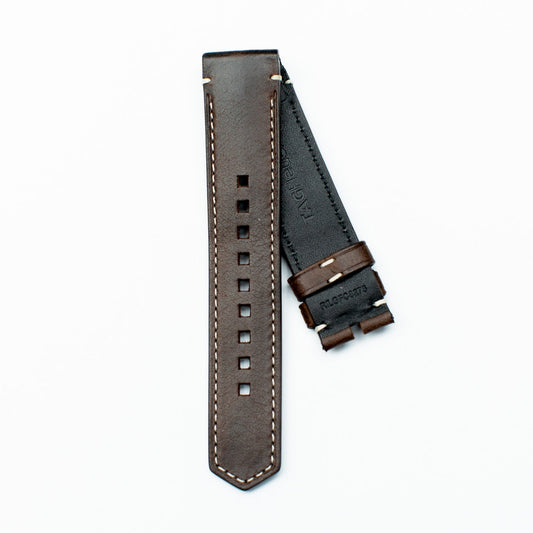 TAG Heuer Montre Autavia FC8276 WBE5191 Chestnut with Beige Stitching Calfskin Strap 21mm - Genuine OEM