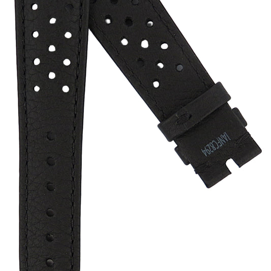TAG Heuer Vintage Autavia FC8294 Black with Small Holes Calfskin Strap 20mm - Genuine OEM