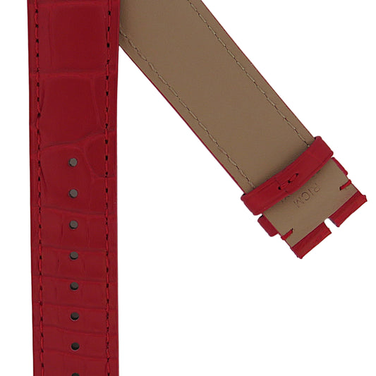 TAG Heuer Carrera FC8316XL CBN2045 Red Alligator Strap 22mm - Genuine OEM
