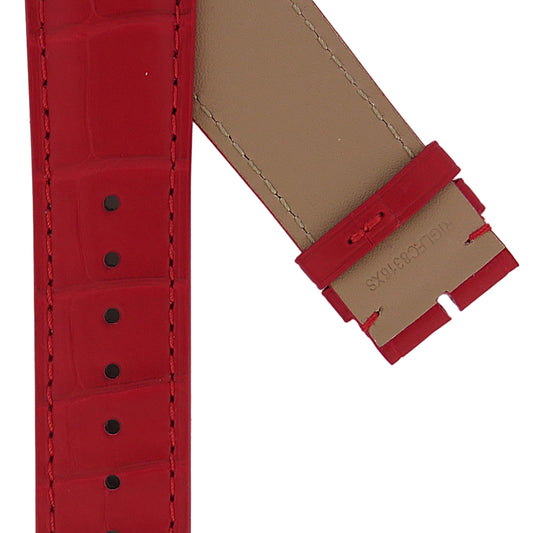 TAG Heuer Carrera FC8316XS CBN2045 Red Alligator Strap 22mm - Genuine OEM