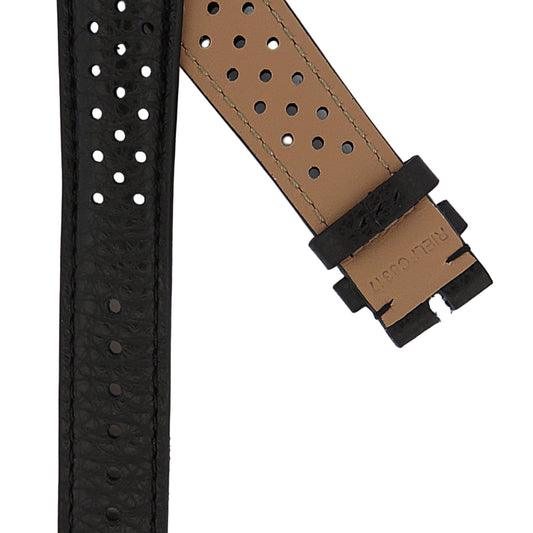 TAG Heuer Carrera FC8317 CBK221H Black Calfskin Strap 19mm - Genuine OEM