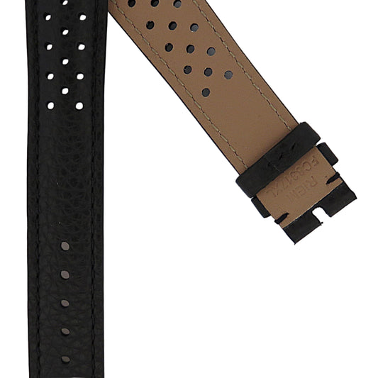 TAG Heuer Carrera FC8317XL CBK221H Black Calfskin Strap 19mm - Genuine OEM