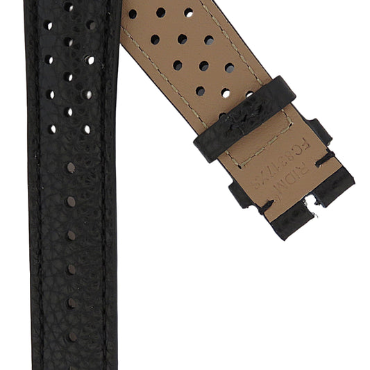 TAG Heuer Carrera FC8317XS CBK221H Black Calfskin Strap 19mm - Genuine OEM