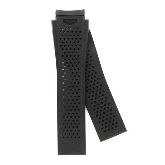 TAG Heuer Carrera FT6173 CBG2A90 Black Rubber Strap 22.5mm - Genuine OEM