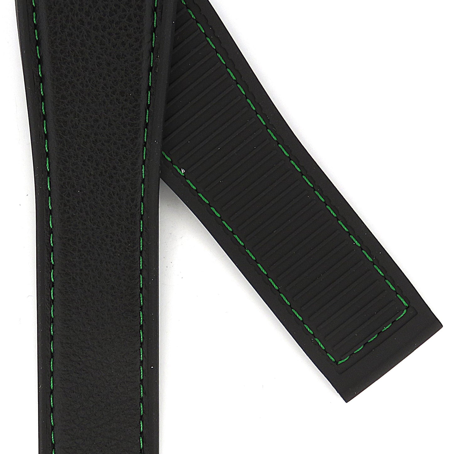 TAG Heuer Carrera FT6174 CAR5A99 Black Rubber and Calfskin Strap 22mm - Genuine OEM