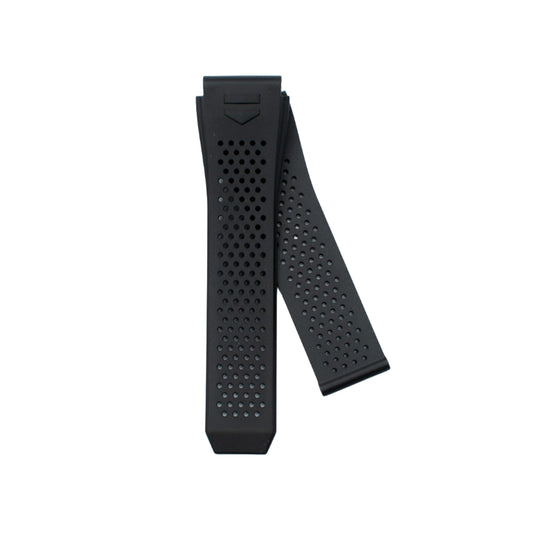TAG Heuer Connected FT6175 SBG8A10 Black Rubber Strap 22mm - Genuine OEM