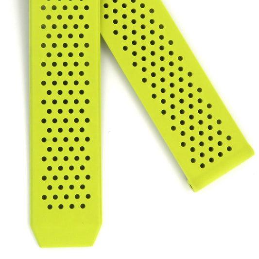TAG Heuer Connected FT6193 SBG8A10 Yellow Rubber Strap 22mm - Genuine OEM