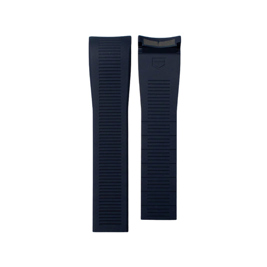 TAG Heuer Aquaracer Premium FT6198-00 WBP2010 Blue Rubber Strap 21.5mm - Genuine OEM