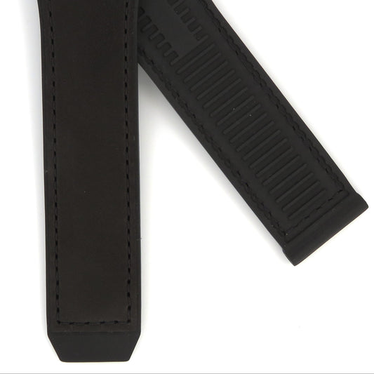 TAG Heuer Connected FT6203 SBG8A83 Black Rubber Strap 22mm - Genuine OEM
