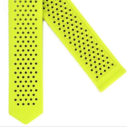 TAG Heuer Connected FT6219 SBR8A10 Yellow Rubber Strap 22mm - Genuine OEM