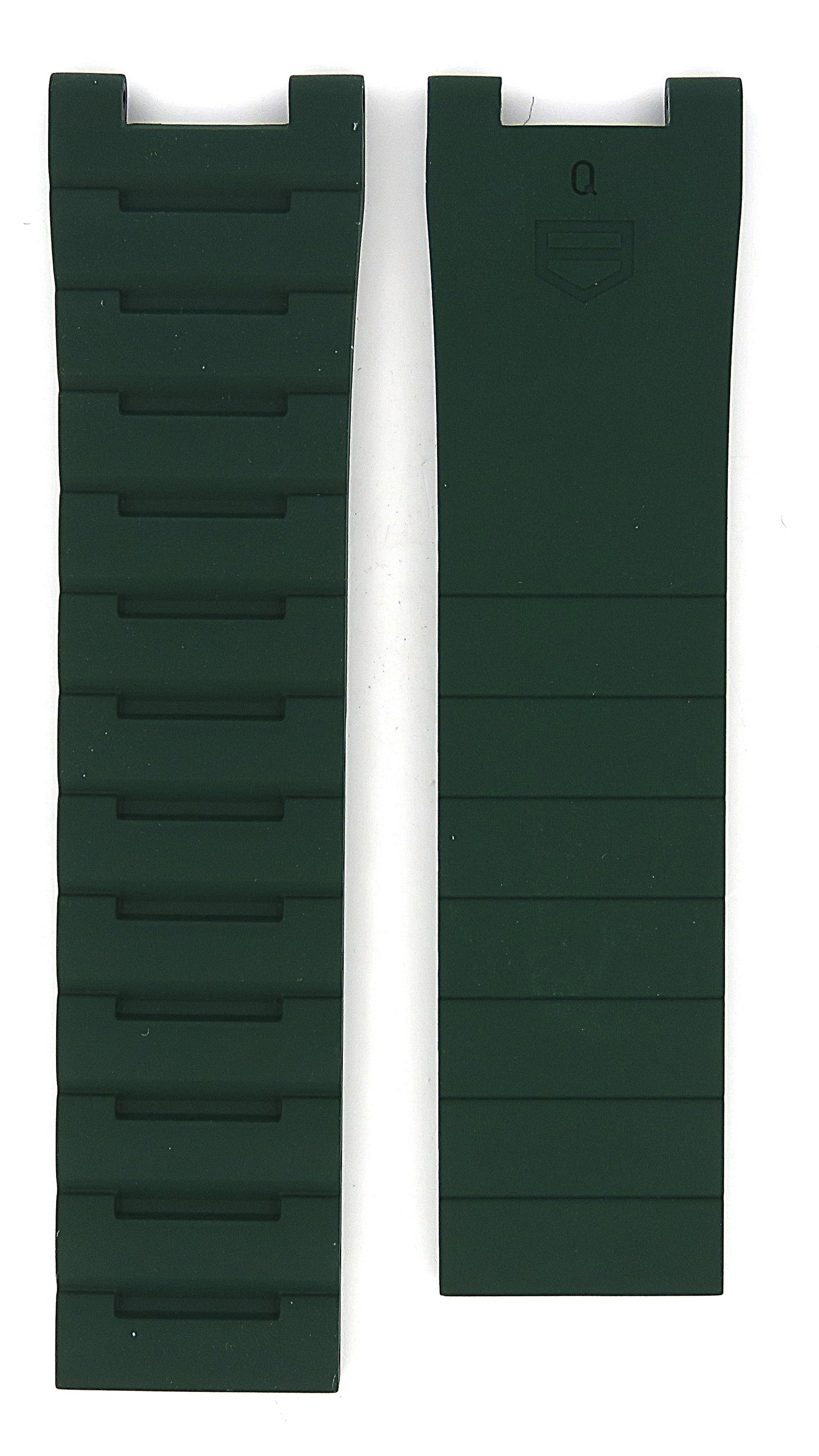 TAG Heuer Carrera FT6238 CBN2A1N Green Rubber Strap 22mm - Genuine OEM