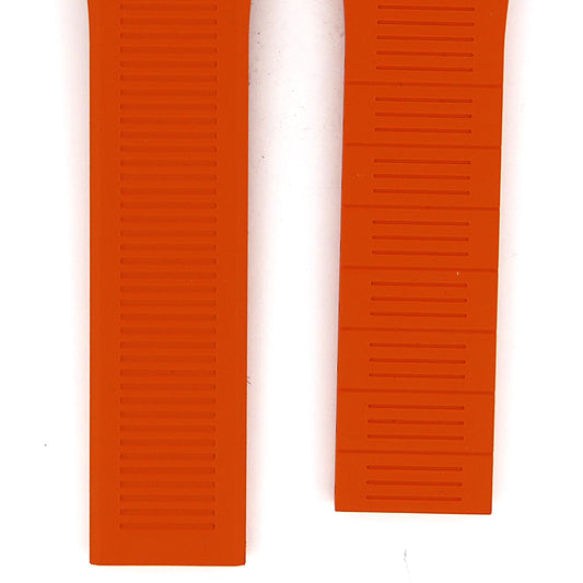 TAG Heuer Aquaracer Premium FT6243 WBP5A8A Orange Rubber Strap 22.5mm - Genuine OEM