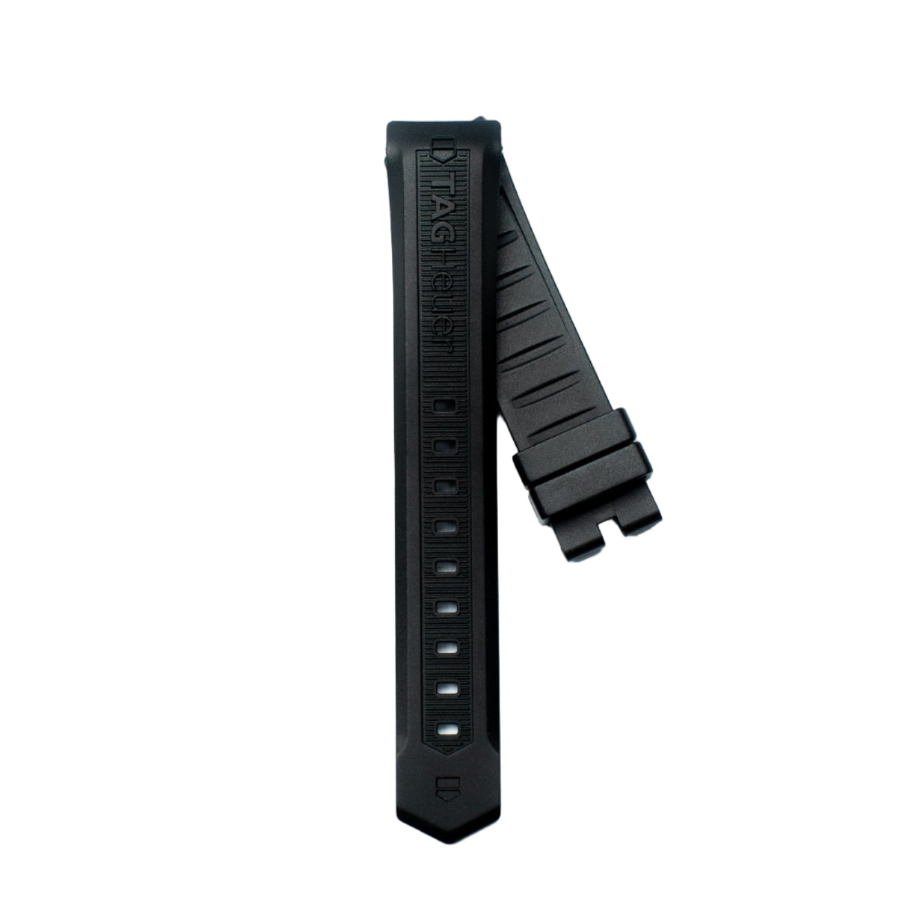 TAG Heuer Aquaracer FT8010 CAF1110 Black Rubber Strap 20mm - Genuine OEM