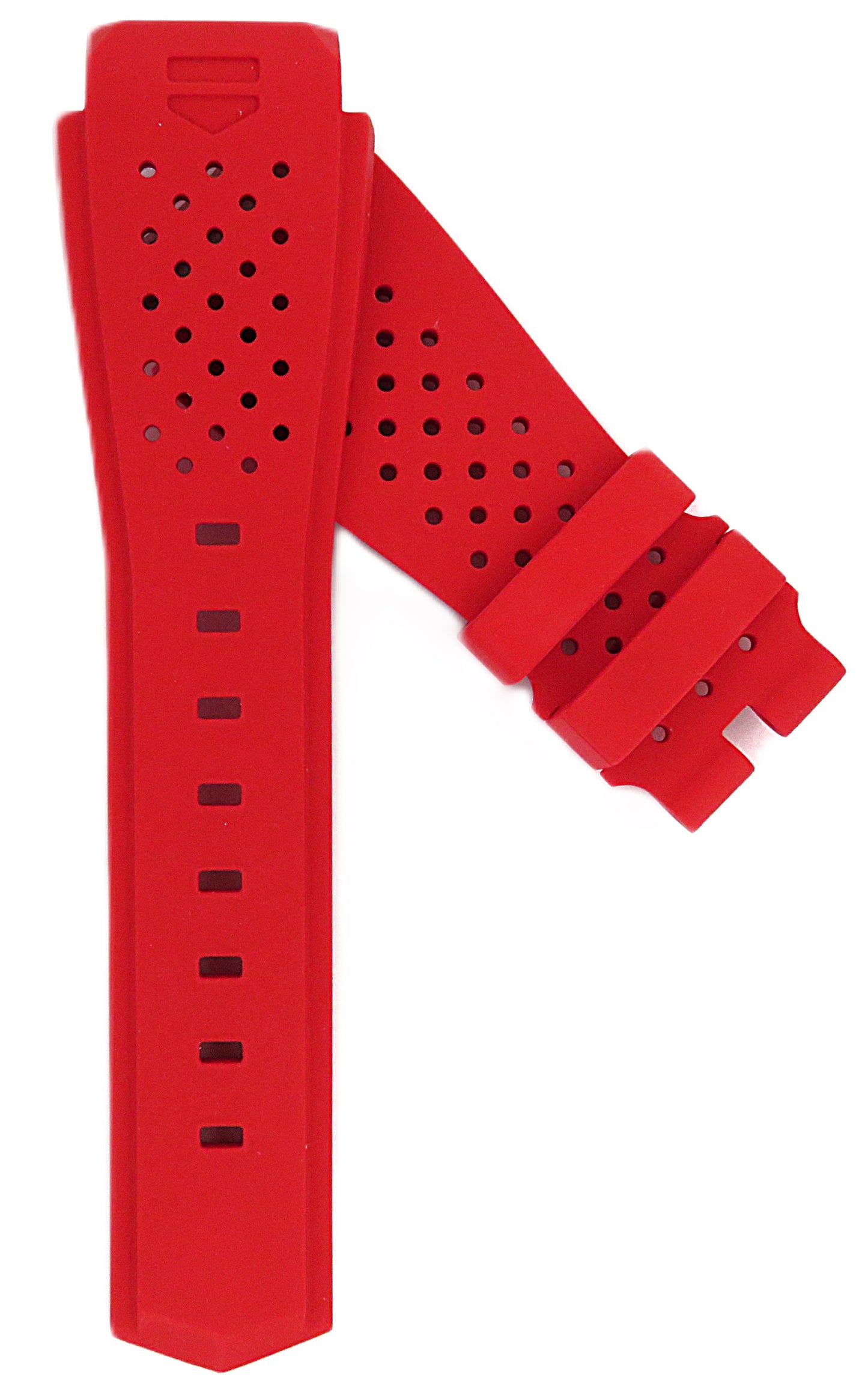 TAG Heuer Connected Modular 41 FT8033 SBF818000 Red Rubber Strap 20mm - Genuine OEM