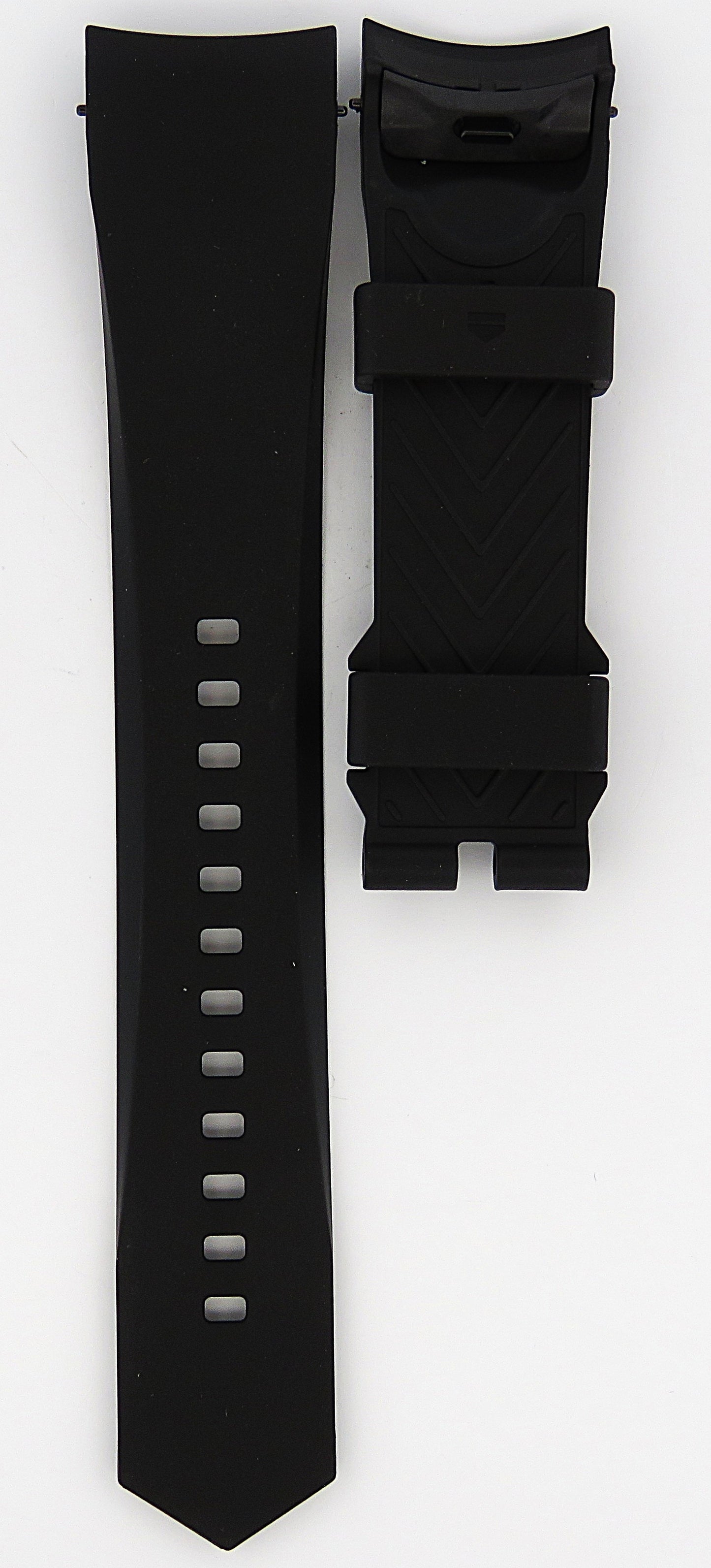 TAG Heuer Connected E5 FT8063 SBT8010 Black Rubber Strap 20mm - Genuine OEM