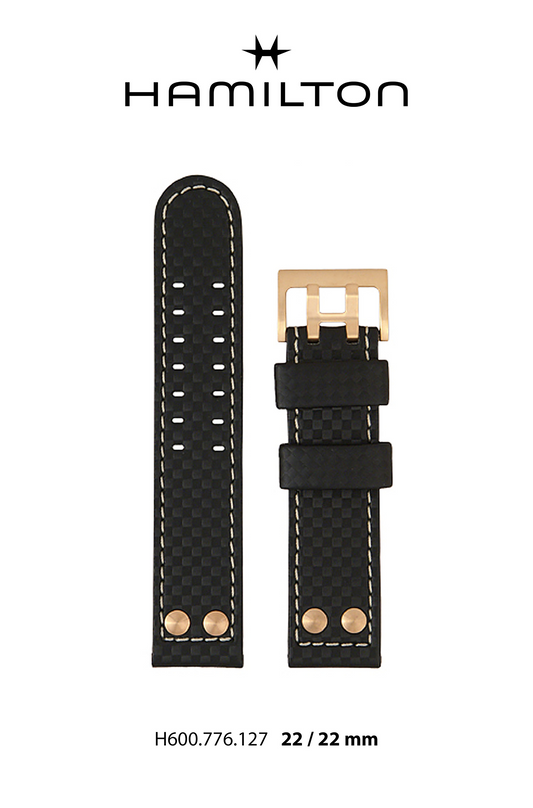 Hamilton Khaki Xwind Plastic Watch Strap 22-mm Ref H693.776.127 - Genuine OEM
