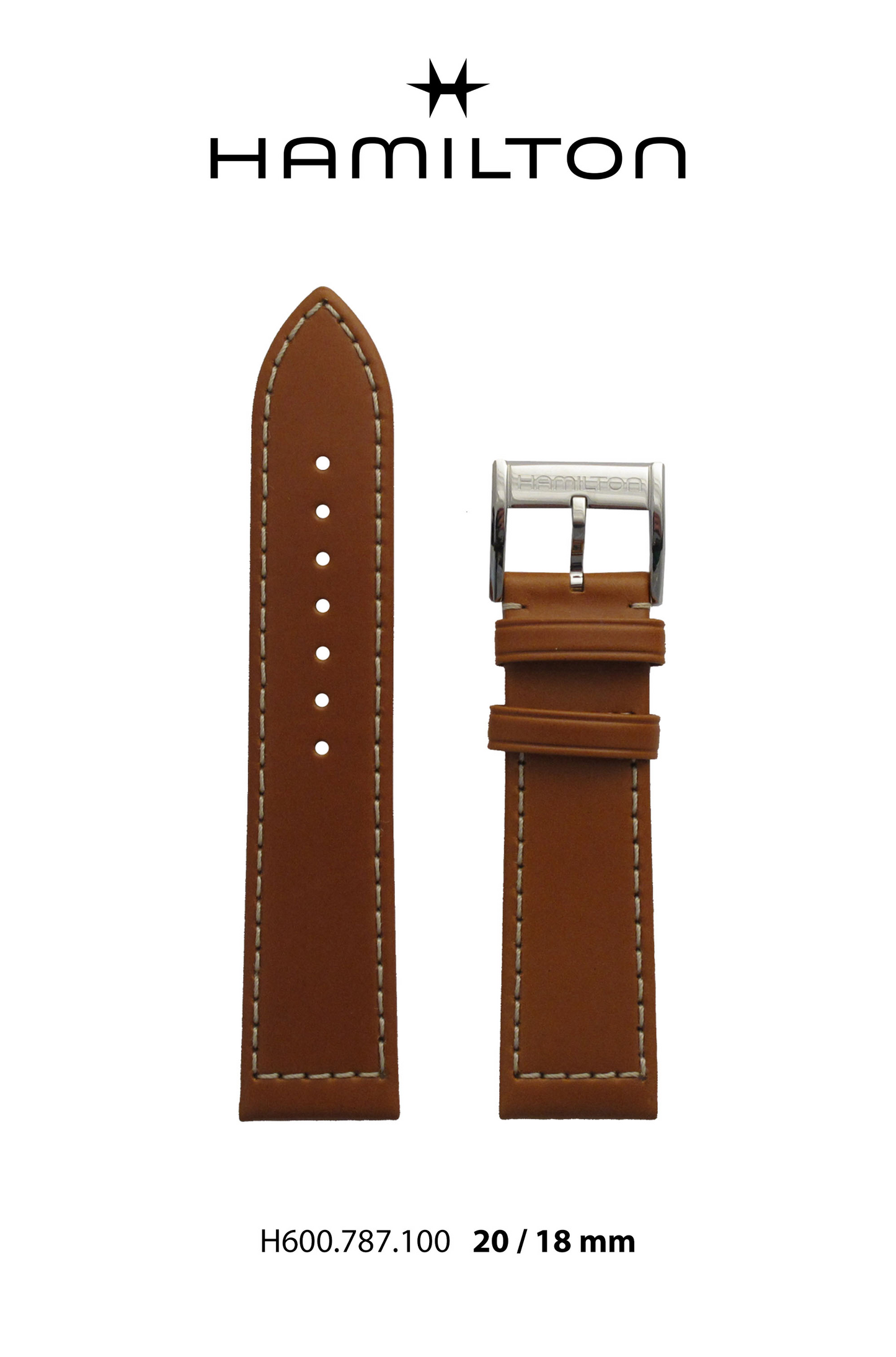 Hamilton Khaki Navy Pio Plastic Watch Strap 20-mm Ref H690.787.100 - Genuine OEM