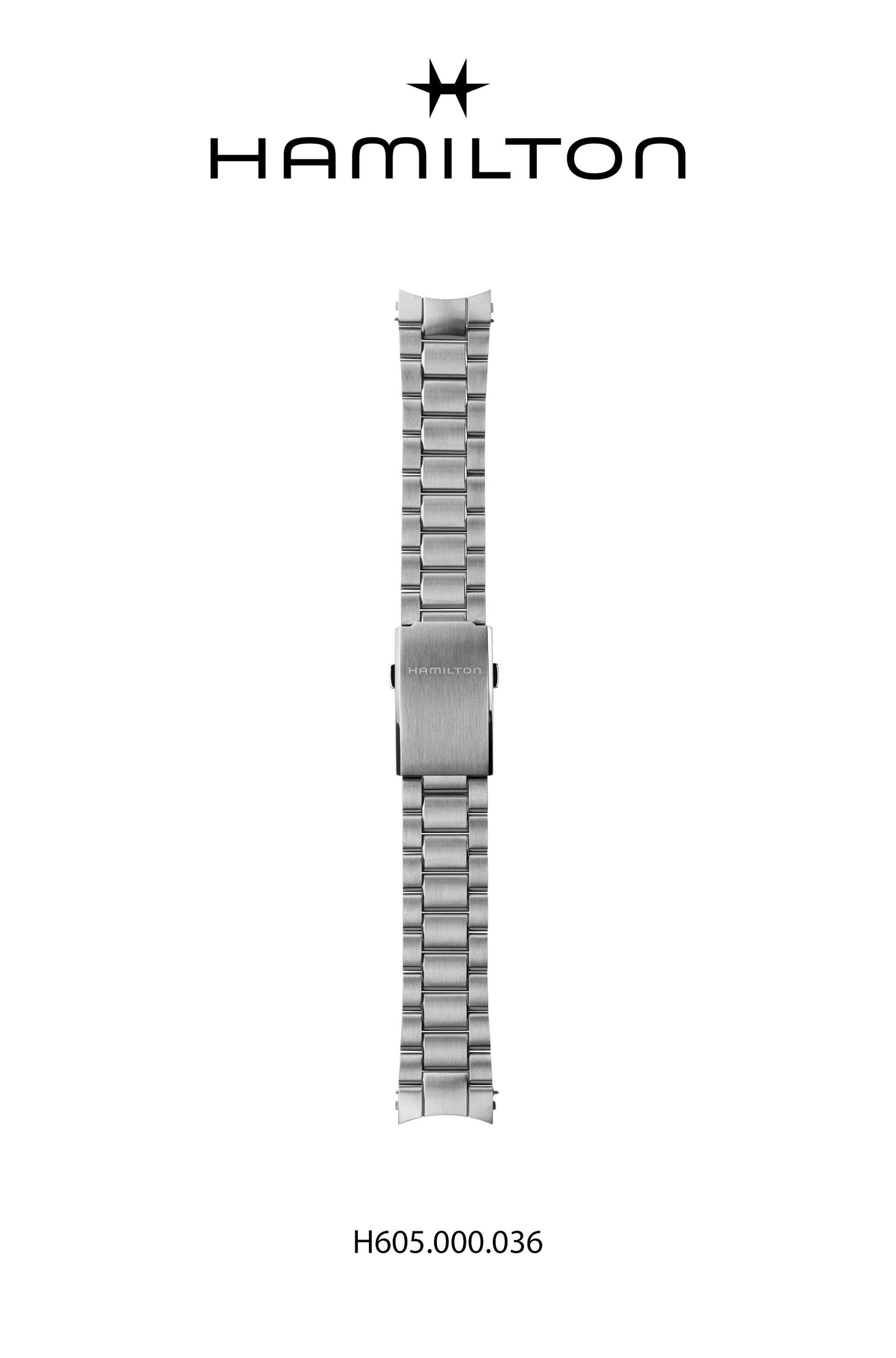 Hamilton Khaki Field Murph Steel Watch Bracelet  Ref H695.000.036 - Genuine OEM