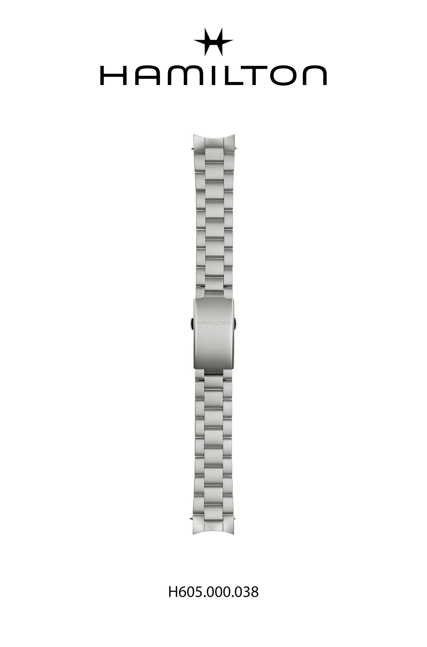 Hamilton Khaki Field Steel Watch Bracelet 20-mm Ref H695.000.038 - Genuine OEM