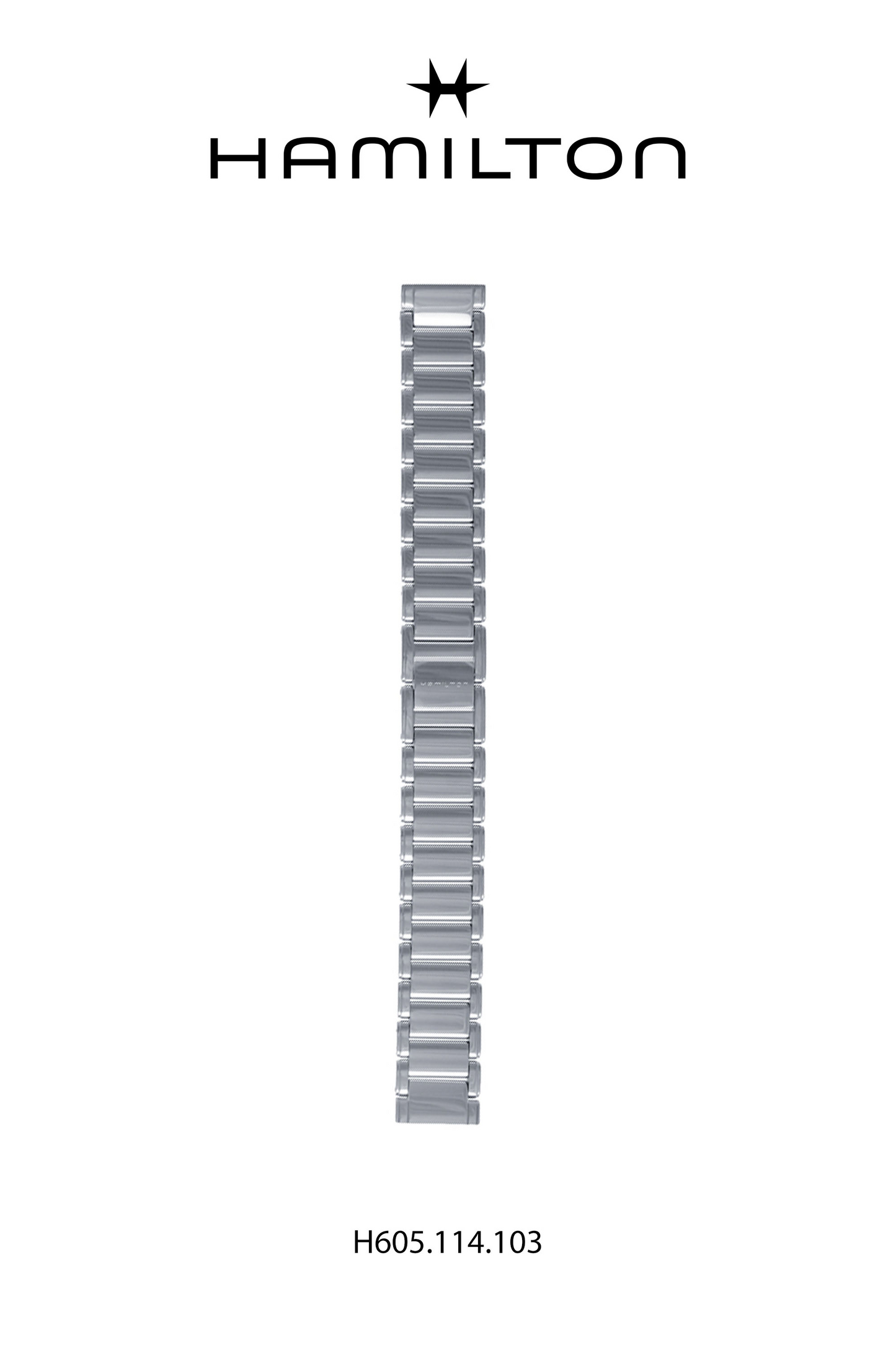 Hamilton Ardmore Steel Watch Bracelet 16mm Ref H695.114.103 - Genuine OEM