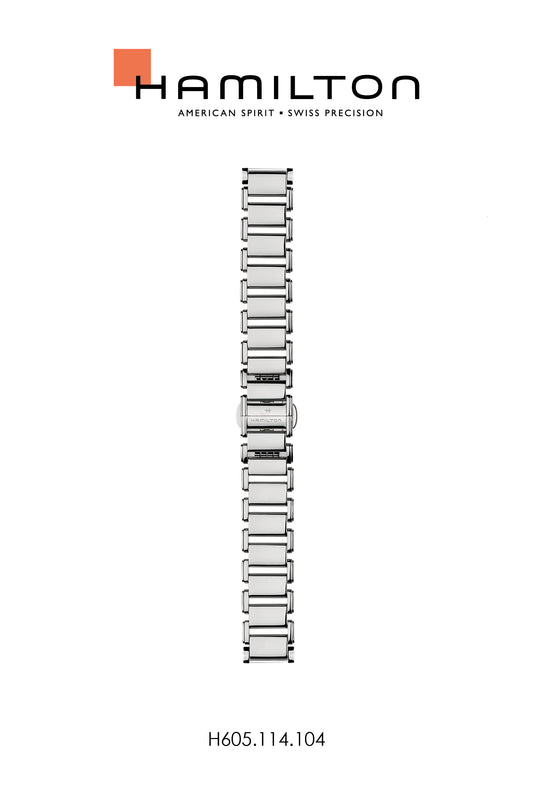 Hamilton Ardmore Steel Watch Bracelet 18mm Ref H695.114.104 - Genuine OEM