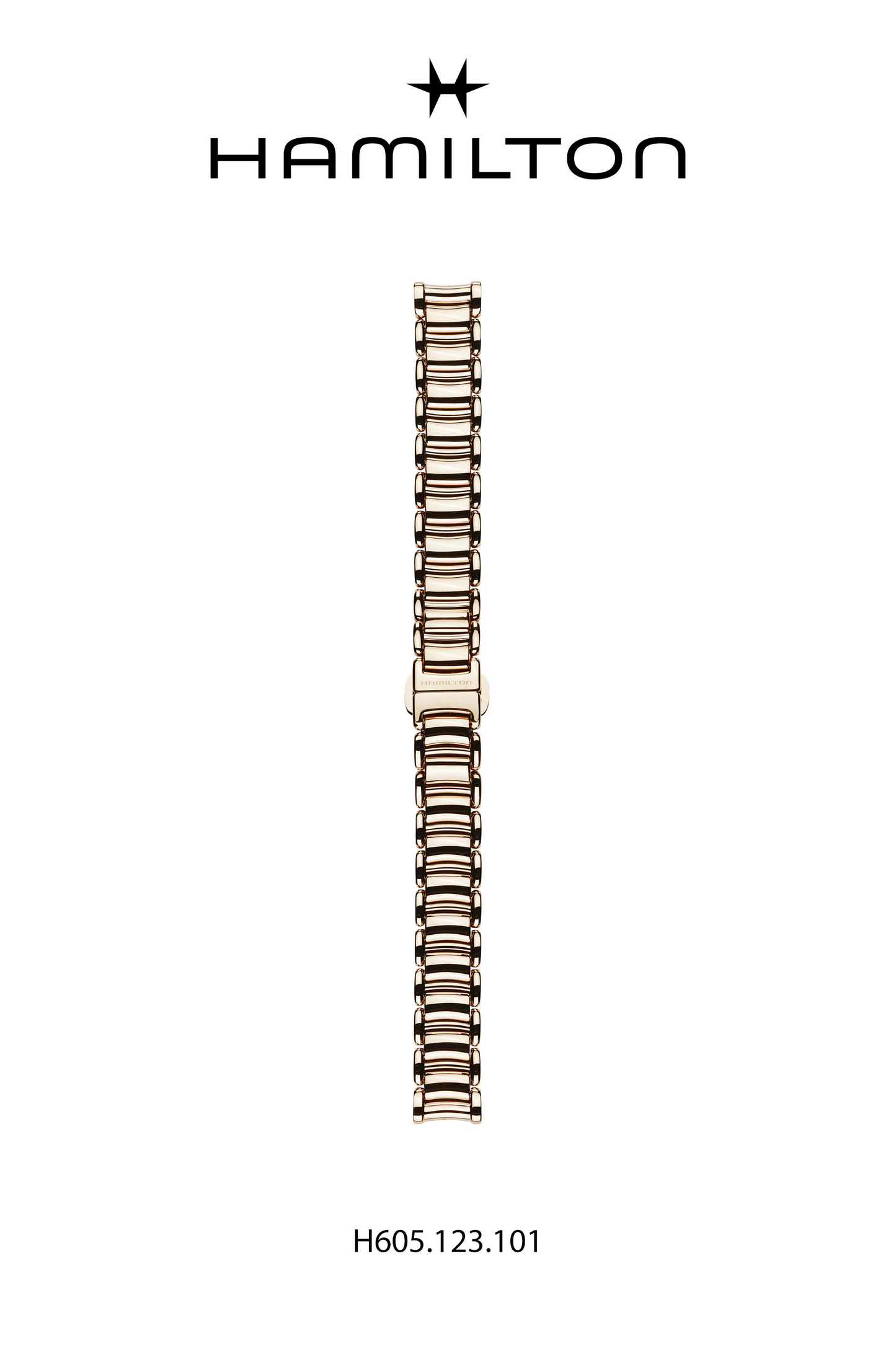 Hamilton Bagley Steel Watch Bracelet 14mm Ref H695.123.101 - Genuine OEM