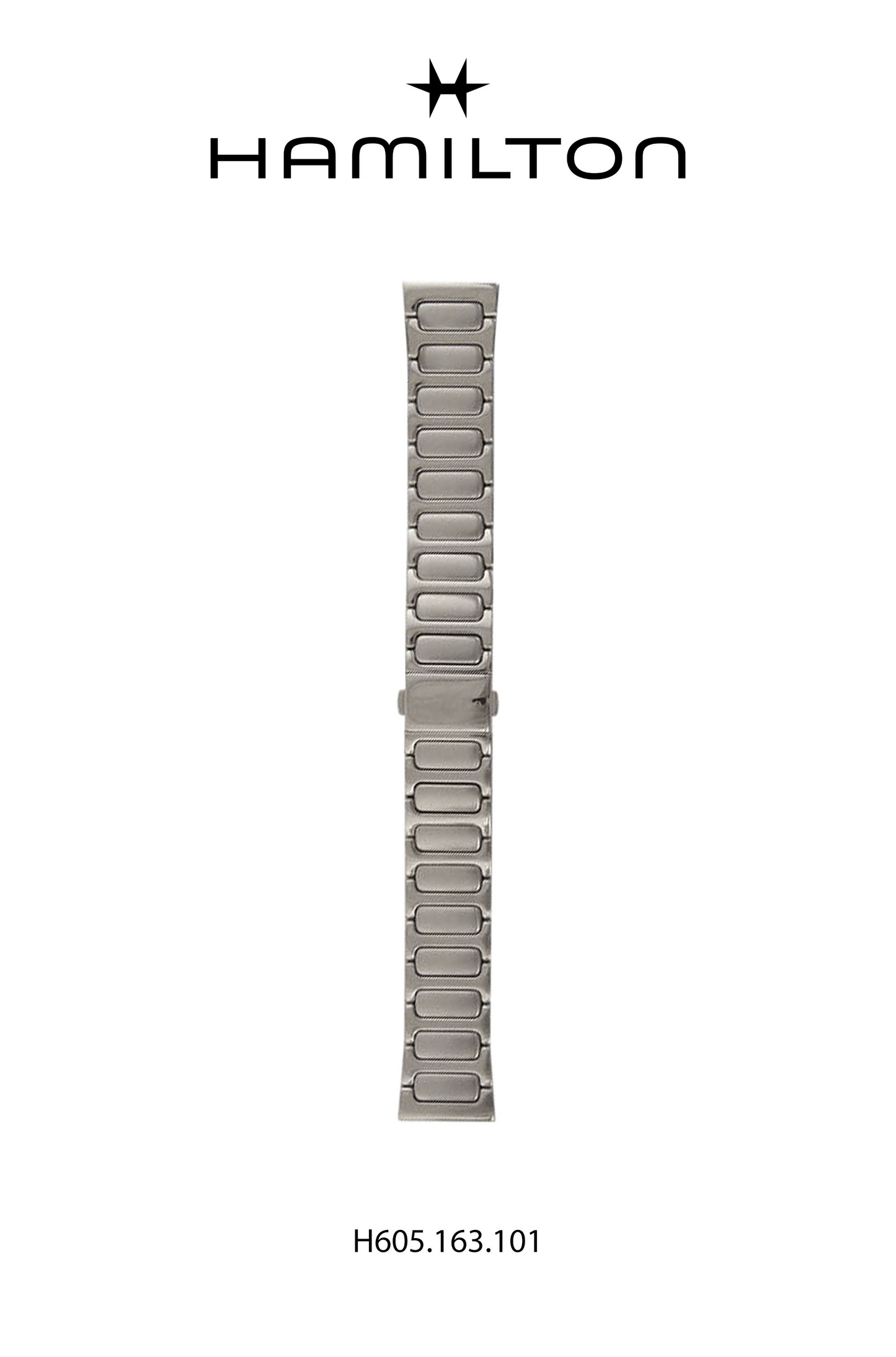 Hamilton Everest Steel Watch Bracelet 16mm Ref H695.163.101- Genuine OEM