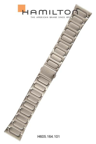 Hamilton Everest Chrono L Steel Watch Bracelet 16mm Ref H605.164.101- Genuine OEM