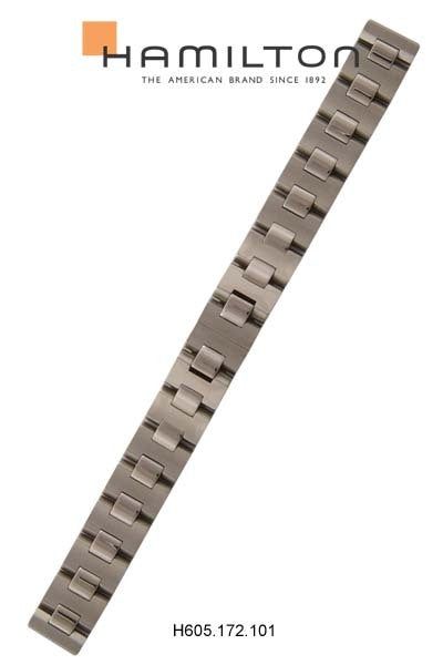 Hamilton Gramercy Steel Watch Bracelet 16mm Ref H605.172.101- Genuine OEM