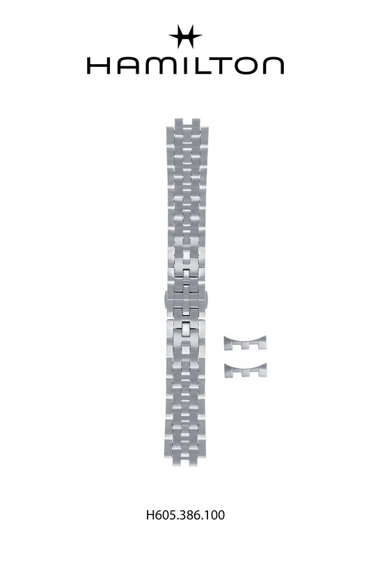 Hamilton JM Slim Steel Watch Bracelet 22-mm Ref H695.386.100 - Genuine OEM
