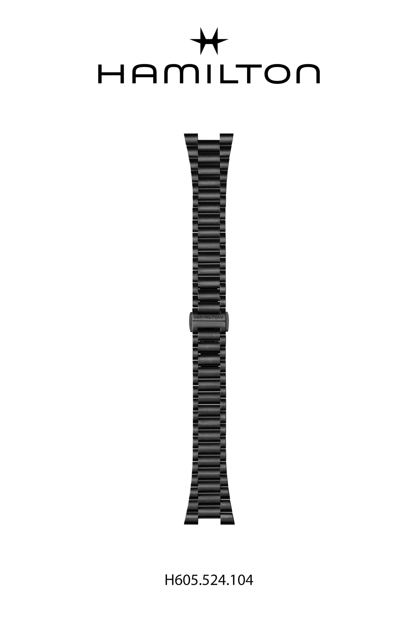 Hamilton PSR Steel Watch Bracelet 24-mm Ref H695.524.104 - Genuine OEM