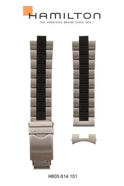 Hamilton Khaki Action Steel Watch Bracelet  Ref H605.614.101 - Genuine OEM
